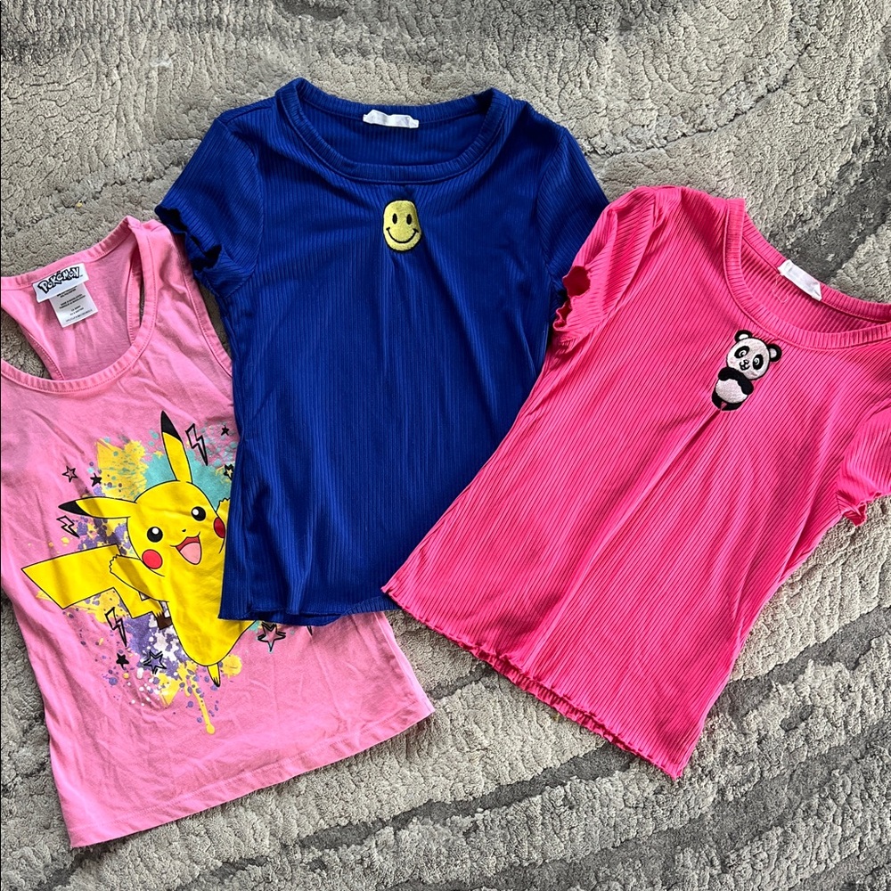 Girls tops bundle size 7/8